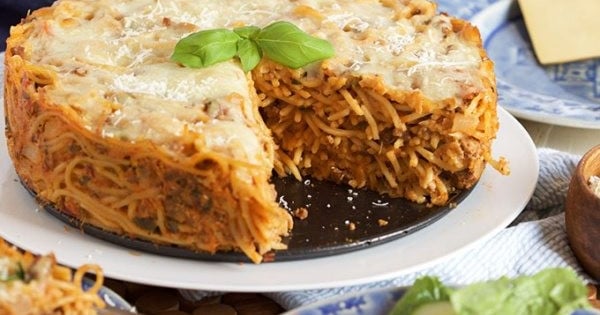 Easy Spaghetti Pie