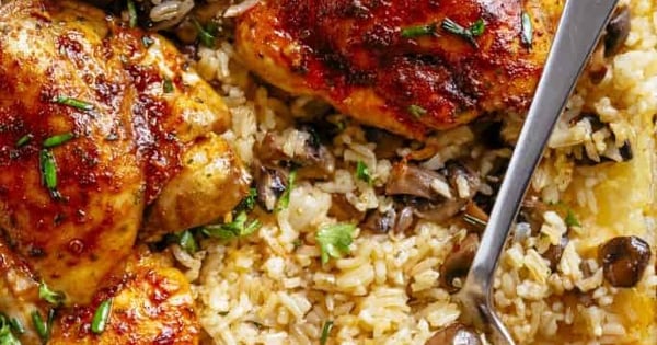 Oven Baked Chicken and Rice