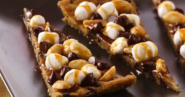 Rocky Road Cookie Pizza