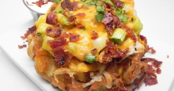 Chicken Bacon Ranch Loaded Bloomin' Onion