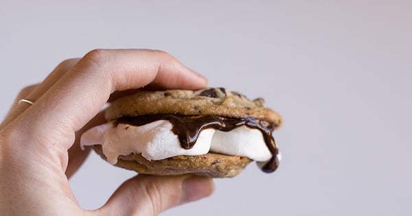 Choc Chip S'more Cookie Sandwich