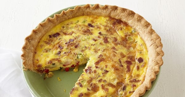 Cheese & Bacon Quiche