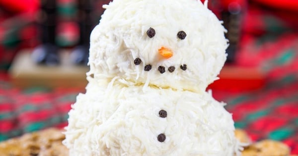 Ranch Snowman Cheeseball