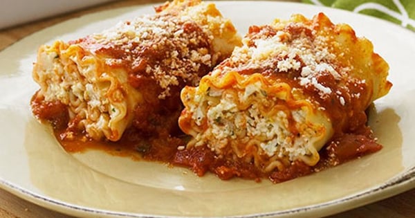 Cheese-Lover's Pasta Roll-Ups