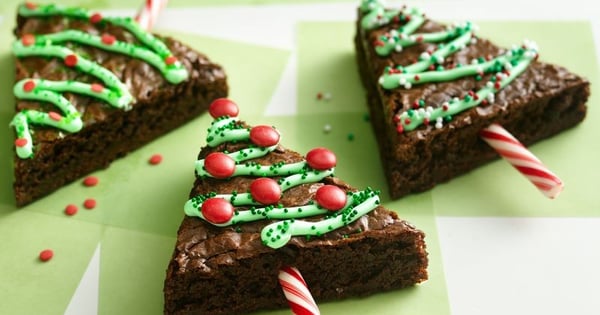 Holiday Tree Brownies