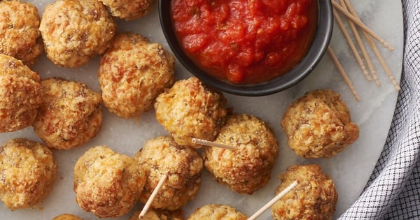 Turkey-Parmesan Cheese Balls