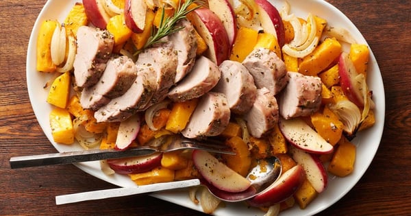 Easy Pork and Squash Sheet-Pan Dinner