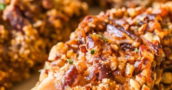 Baked Pecan Crusted Chicken Fingers