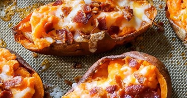 Loaded Sweet Potato Skins