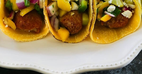 Fish Street Tacos with Mango Salsa