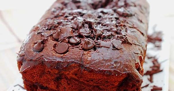 Quadruple Chocolate Loaf Cake