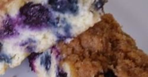 Sugar Free Blueberry Coffee Cake
