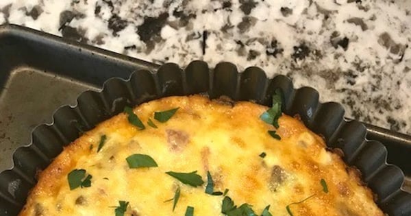Crustless Quiche with Prosciutto