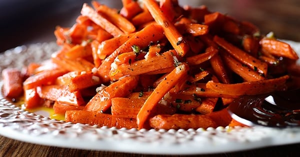Roasted Carrots with Vinaigrette