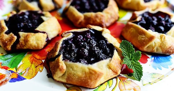 Mini Blueberry Galettes
