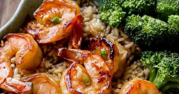 20 Minute Honey Garlic Shrimp
