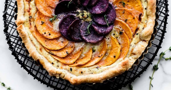 Savory Vegetable Cheese Tart