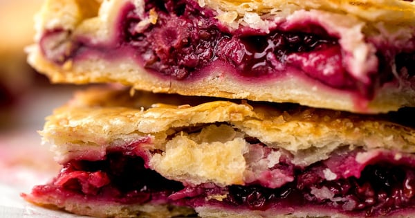 Strawberry Blackberry Slab Pie