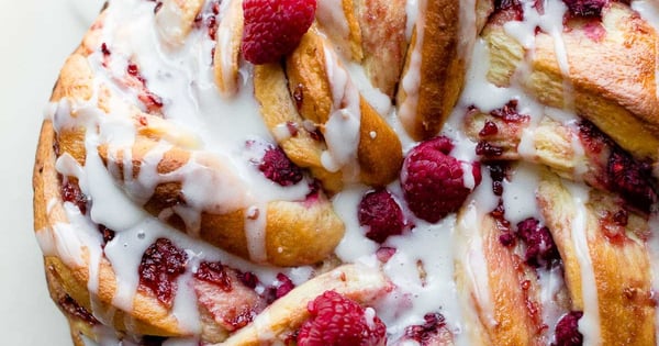 Raspberry Danish Twist Bread