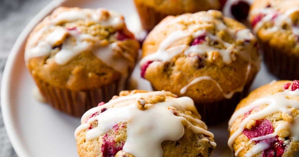 Cranberry Cardamom Spice Muffins