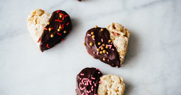 Chocolate-Dipped Almond-Marshmallow Chex™ Bars