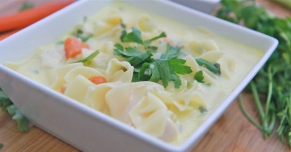 Creamy Chicken Noodle Soup