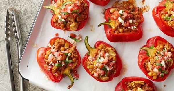 Mediterranean Stuffed Peppers