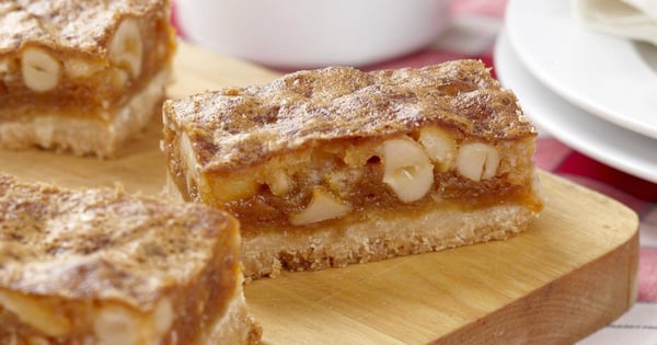 Chewy Butterscotch Cashew Bars