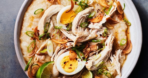 Arroz Caldo (Chicken Rice Porridge)