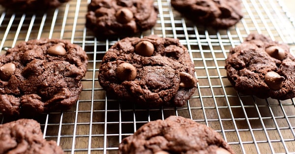 Triple Chocolate Cookies