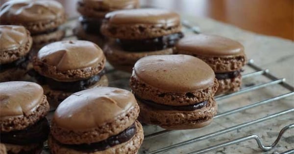 French Chocolate Macarons