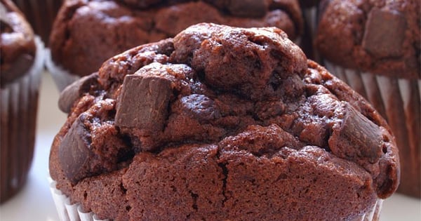 Chocolate Chocolate Chunk Muffins