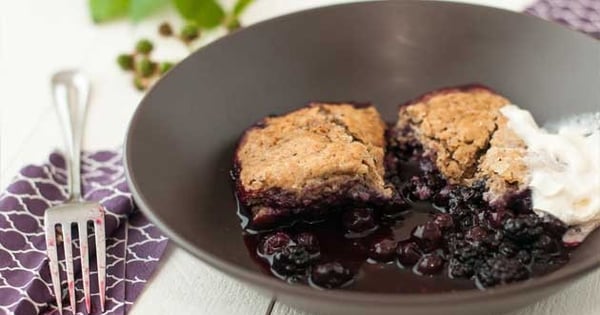 Blueberry-Blackberry Cobbler