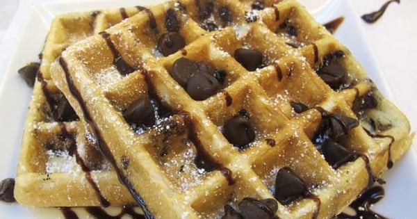 Chocolate Chip Belgian Waffles