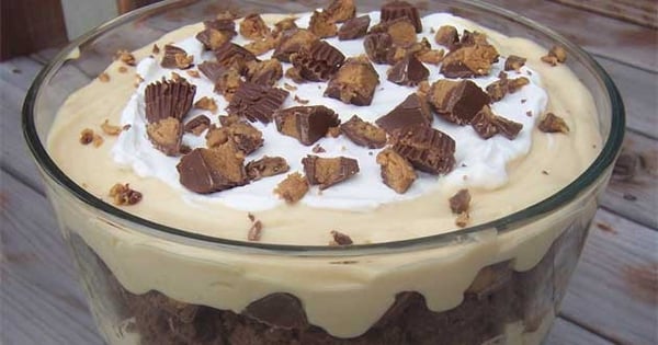 Peanut Butter Brownie Trifle
