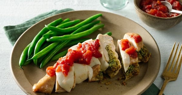 Pesto-Stuffed Chicken Breasts