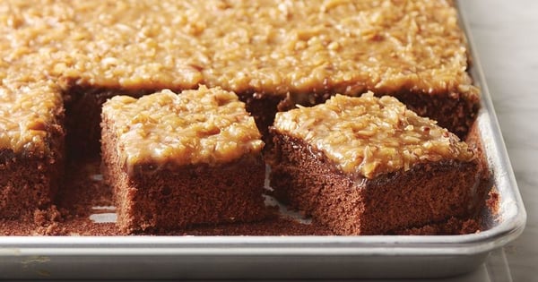 Easy German Chocolate Sheet Cake