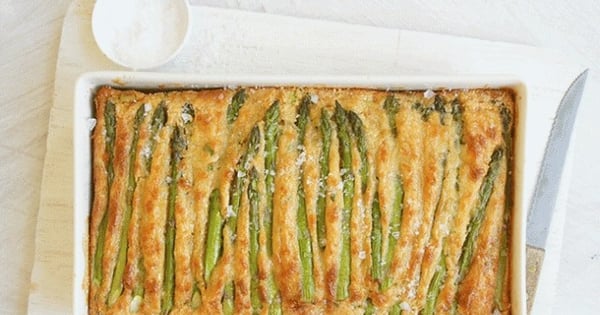 Asparagus and Chicken Quiche
