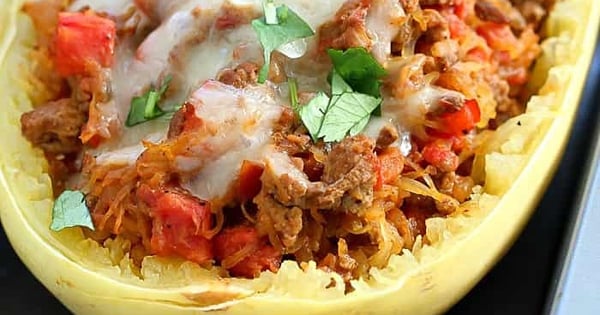 Taco Stuffed Spaghetti Squash