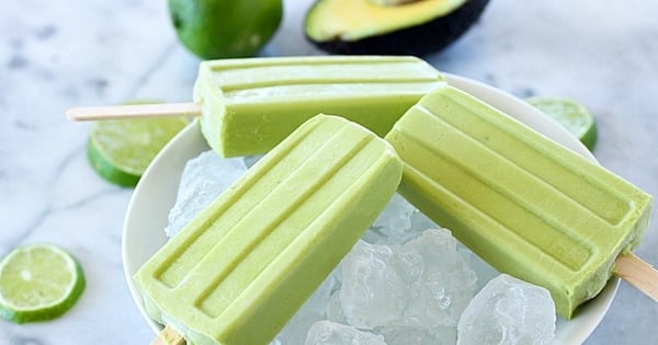 Creamy Avocado Coconut Popsicles
