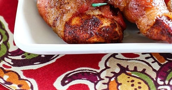 Brown Sugar Bacon Wrapped Chicken