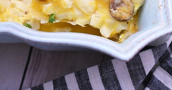 Cheesy Potato Sausage Breakfast Casserole