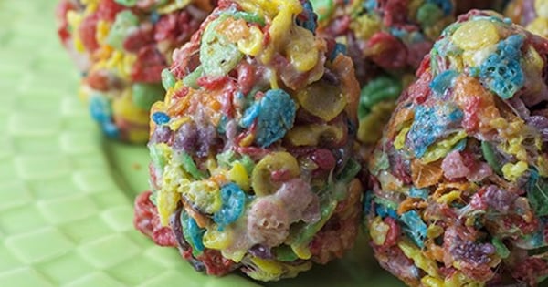 Fruity Pebble Easter Eggs