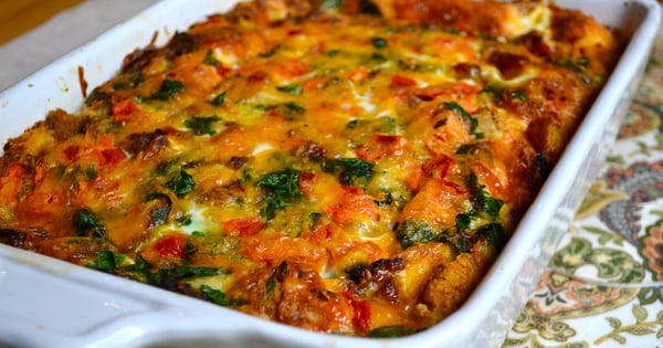 Egg and Sausage Breakfast Casserole