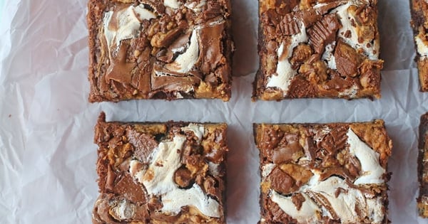 Fluffernutter Brownies