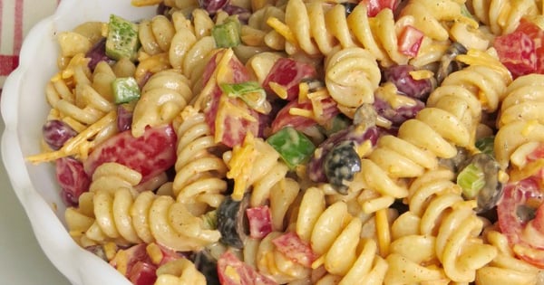Easy Mexican Pasta Salad