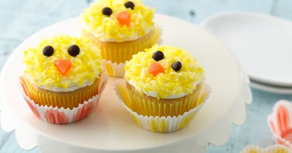Easter Chicks Cupcakes