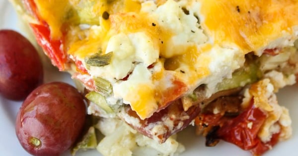 Overnight Bacon and Asparagus Breakfast Casserole