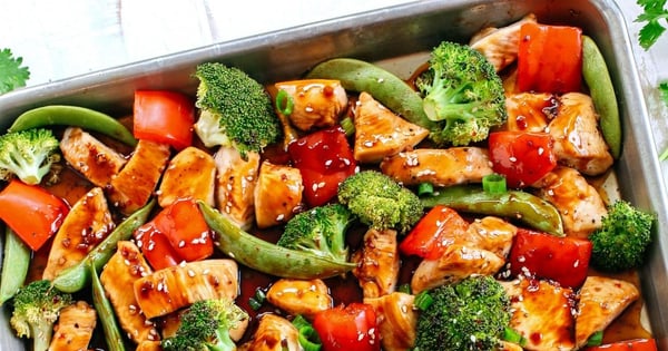 Sheet Pan Sesame Chicken and Veggies