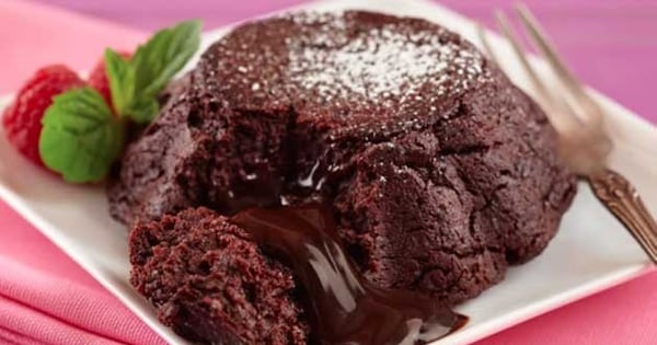 Sultry Chocolate Molten Lava Cake